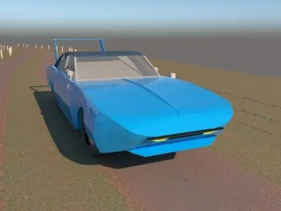 Plymouth Superbird Doodge 3D model