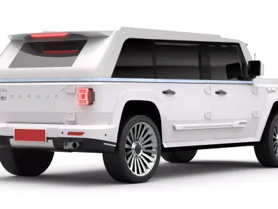 Maung Garuda Low-poly 3D model