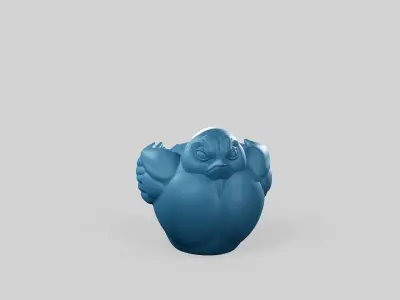 Easter Bird - Egg Holder - Candle - STL 3D print model