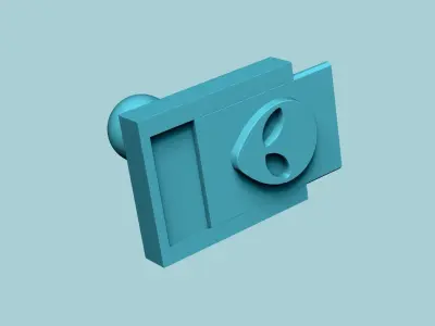 Stamp 18 - Alien - Fondant Decoration Maker Toy 3D print model