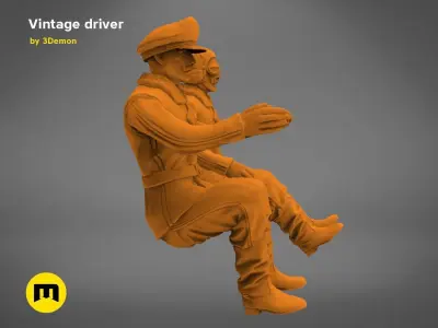 Vintage driver 3D print model