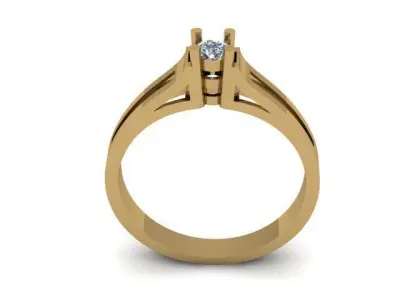 wedding ring 3D print model