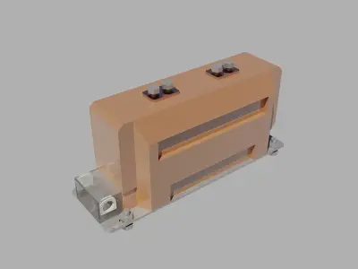 Medium voltage current transformer GIS-12f Free 3D model