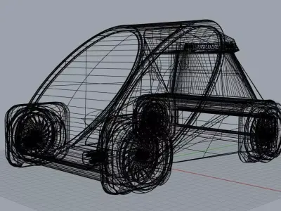 Small Car Concept 3D model
