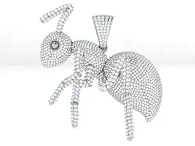 Diamond Ant Pendant 4576 3D print model