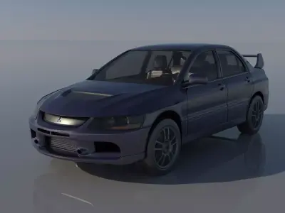 Mitsubishi Lancer Evolution 8 3D print model