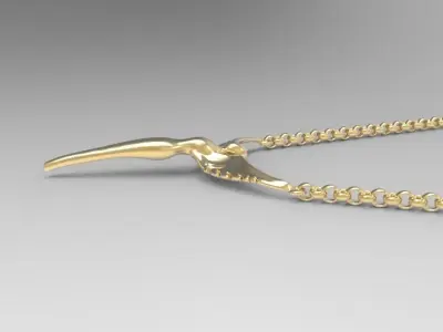 Angel Necklace 3D print model