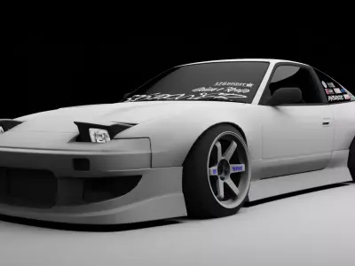 Nissan 180SX 3D model