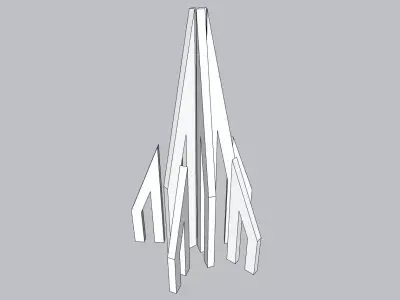 Monumental Sculpture - 3D Model 3D model