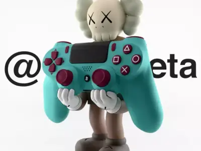 Kaws Controller Stand Sony Play Station IV 4 V 5 for Print 3D print model