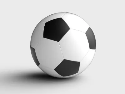 Soccer Ball M03 Low-poly 3D model