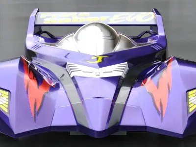 minicar toy 3D model