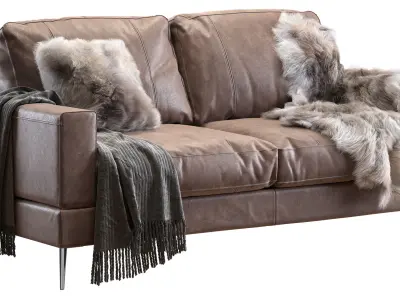 Capri sofa 183 cm 2 3D model