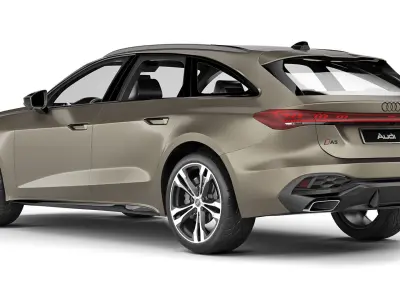 Audi A5 Avant 2025 3D model