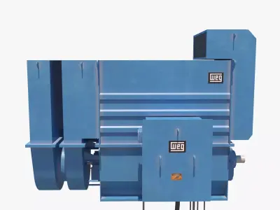 engines sludge dewatering machine 3D model