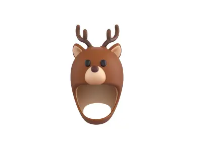 Prop063 Deer Hat 3D model