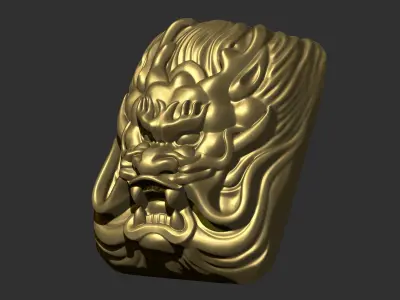 dragon head 3D print model get