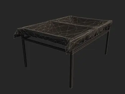 Awning - Tabernacle - Pavilion Low-poly 3D model