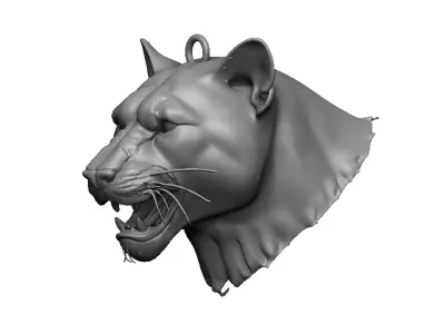 panther head 3D print model purchase