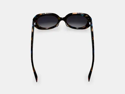 Rosetta Sunglasses in Amalfi Tortoise Low-poly 3D model