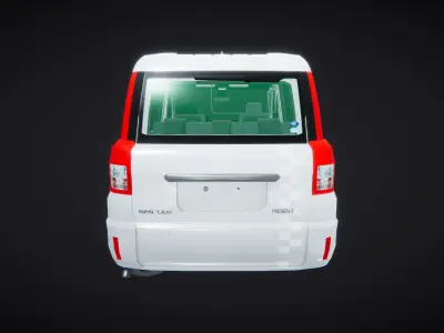 Car Taxi Japanese 02 3D model