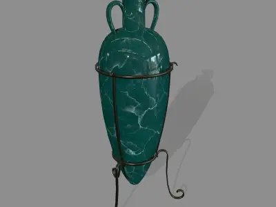 vase 6 greek - greek Low-poly 3D model