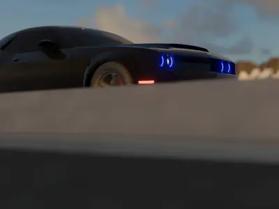 Dodge car 3d 3D model