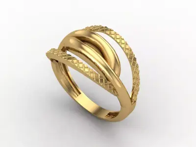 Women Plain Ring STL Models Womens Ring 3dmodels 3D print model 3D print model shop