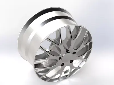 Generic Alloy Wheel 3D model