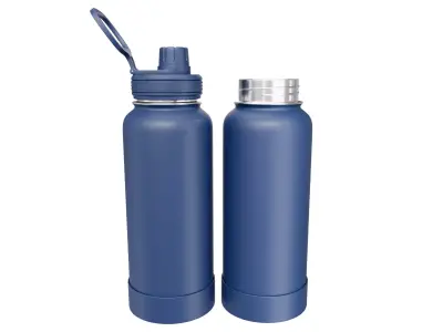 Blue Water Bottle 01 3D model