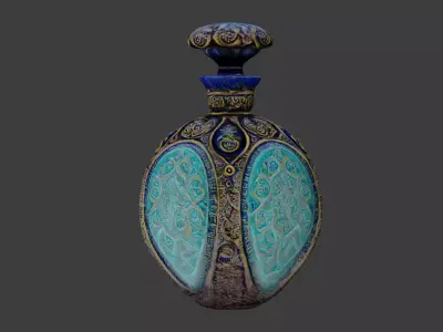 Realistic high quality Victorian Perfume Bottle - Perfume 3D model