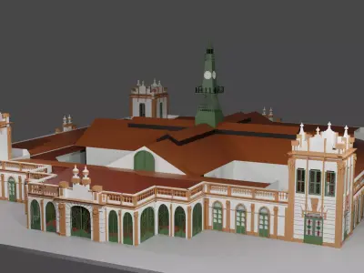 Public Market of Pelotas-RS 3D model