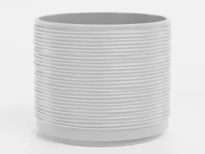 Plant Pot V3 Low-poly 3D model