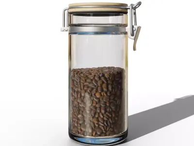 Coffee jar 3D model
