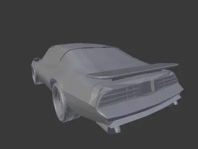 Pontiac Firebird Trans Am 1977 from The Wraith movie 3D print model