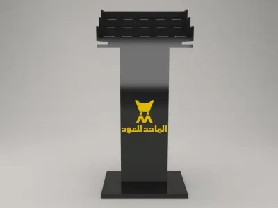 display stand 2 all perfume model are included  3D model