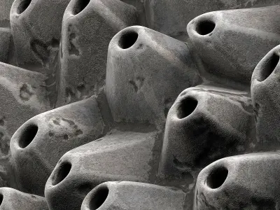 Panel hole coral n1 3D model