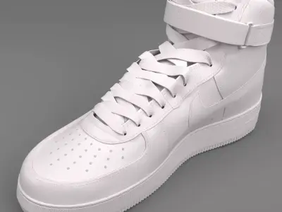 Air Force 1 Nike PBR 3D model