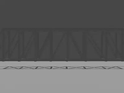 HOWARD TRUSS BRIDGE 3D model