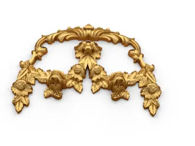 Classic carved decor ornament 363 3D model