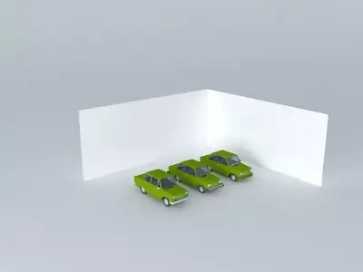 Fictional Eastern Europe car evolution  Free 3D model