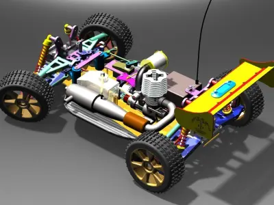 RC CAR Protech Enigma  3D print model