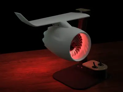 USB Desktop Turbofan 3D print model