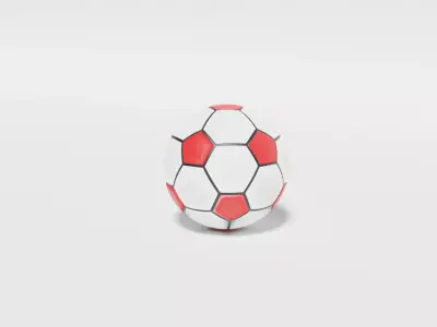 Soccer ball 3D model 11