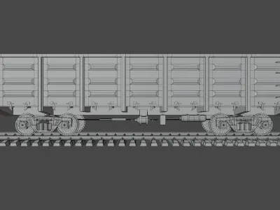 Gondola car Low-poly 3D model