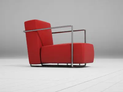 Flexform ABC Chair UE4 Low-poly 3D model