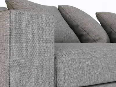 corner sofa 3D model purchase