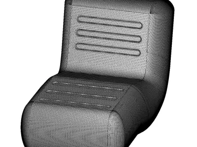 Stylish Air Inflatable Sofa 3D print model