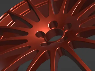 OZ Racing Superturismo Low-poly 3D model