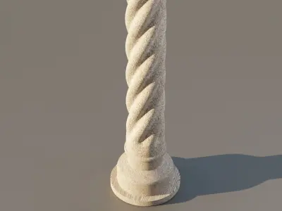Twisted Coloumn 3D model